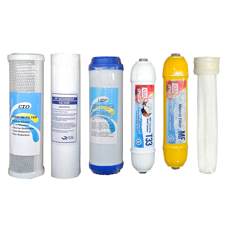 Zestaw filtrów do Aqua Cristal 6 Stages