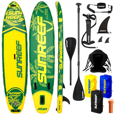 Deska do pływania SUP ATLEX 350x81x15 Sunreef Green